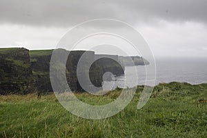 Raining at the Cliffs of Moher
