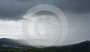 Rains over Feria county