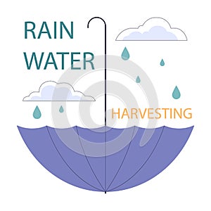 Rainwater harvesting. Sustainable practice of urban water preservation