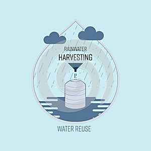 Rainwater Harvesting Symbol