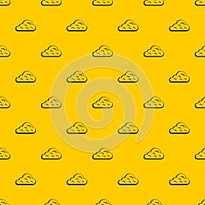 Rainy cloud pattern vector