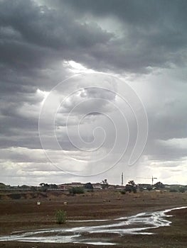 Rainy day in Keetmanshoop Namibia