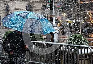 Rainy day in New York City