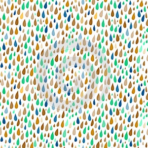 Rainy Day Pattern. Abstract background. Nature pattern for fabric.