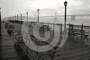 Rainy day in San Francisco.