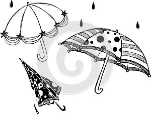 Rainy Day Umbrellas