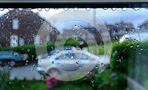 Rainy day Through Window UK