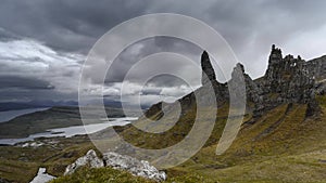 Rainy Dramatic Clouds over Scottish Highlands