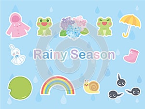 Rainy season set