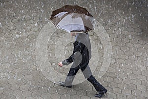 Rainy weather umbrella