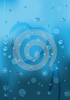 Rainy Window Background