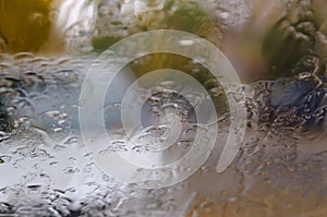 Rainy window backgrounds