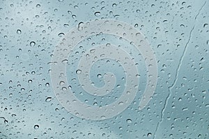 Rainy window, Window with drops after rain