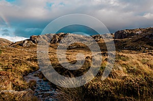 Raised bog in the northern mountains of Scotland