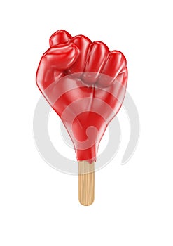 Raised fist popsicle