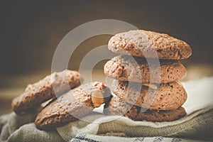Raisin and Almond Chocolate cookie