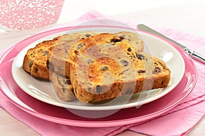 Raisin toast photo