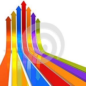 Raising color arrows