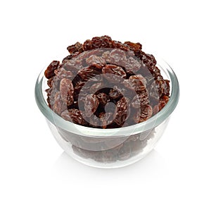 Raisins in a bowl