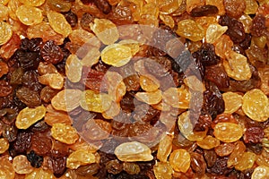 Raisins texture background