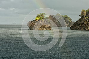 Raja Ampat Papua Indonesia huge panorama landscape