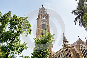 Rajabai  Clock tower of the University of Mumbai University of Bombay,  one of the first state universities of India and the