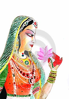 Rajasthani Miniature Painting For Wall Design