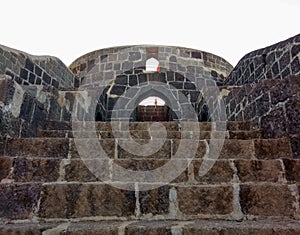 Rajgad fort Burj Bastion, maharashta, india