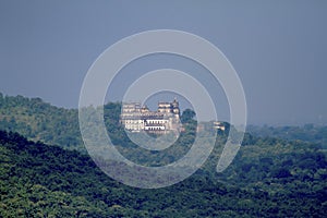 Rajgarh Fort long shot in the forest, Madhya Pradesh