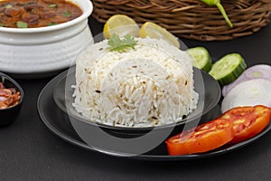 Rajma Chawal or Rajma Jeera Chawal Rice is a Traditional North Indian Food