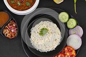 Rajma Chawal or Rajma Jeera Chawal Rice is a Traditional North Indian Food