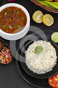 Rajma Chawal or Rajma Jeera Chawal Rice is a Traditional North Indian Food