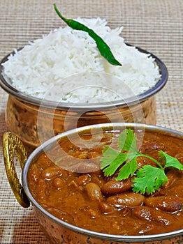 Rajma Chawal or Rice