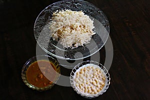 Rajma, Rice and Boondi Raita