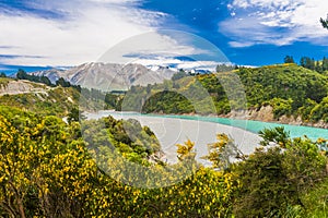 Rakaia Gorge and Southern Alps