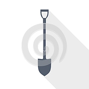 Rake, gradening  tool flat design vector icon