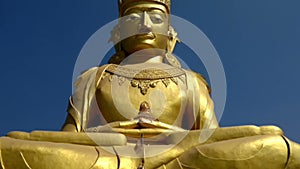 Rakhine Buddha statue at the Mahar Kyain Thit Sar Shin Pagoda, North Okkalarpa, Myanmar