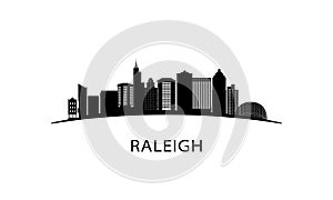 Raleigh city skyline. photo
