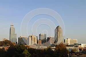 Raleigh North Carolina City Skyline