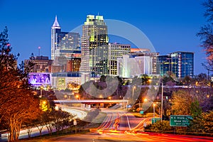 Raleigh North Carolina Skyline photo