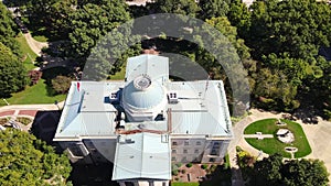 Raleigh, North Carolina State Capitol, Aerial View, Downtown, Amazing Landscape