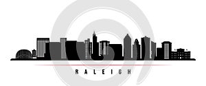 Raleigh  skyline horizontal banner. photo