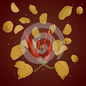 Ralistic potato chips.