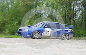 Rally car