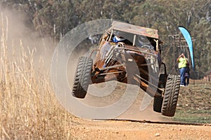 Rally car ramping