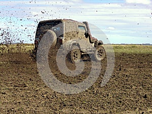 Rally in mud