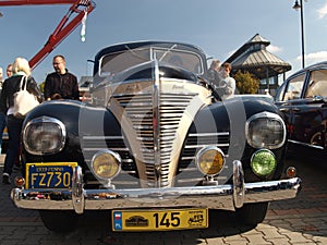 Rally of old cars