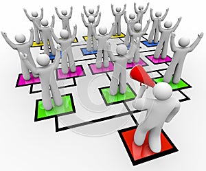 Rallying the Troops - Leader with Bullhorn