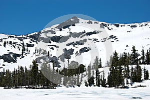 Ralston Peak Covered in Snow