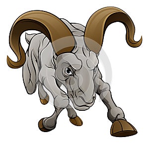 Ram Charging Sports Mascot photo